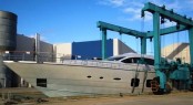 Pershing 108 Motor Yacht has passed the electrical and mechanical tests in a test tank. - Credit Pershing
