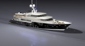 Rendering of DP08 - The 32m luxury motor yacht BLACK PEARL