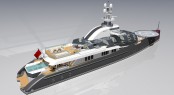 84m Motor Yacht Project Freedom by Espen Oeino