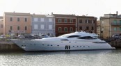 Ferretti launch 9th Pershing 115' motor yacht at Marina dei Cesari Fano  - Photo Credit PershingFerretti Group