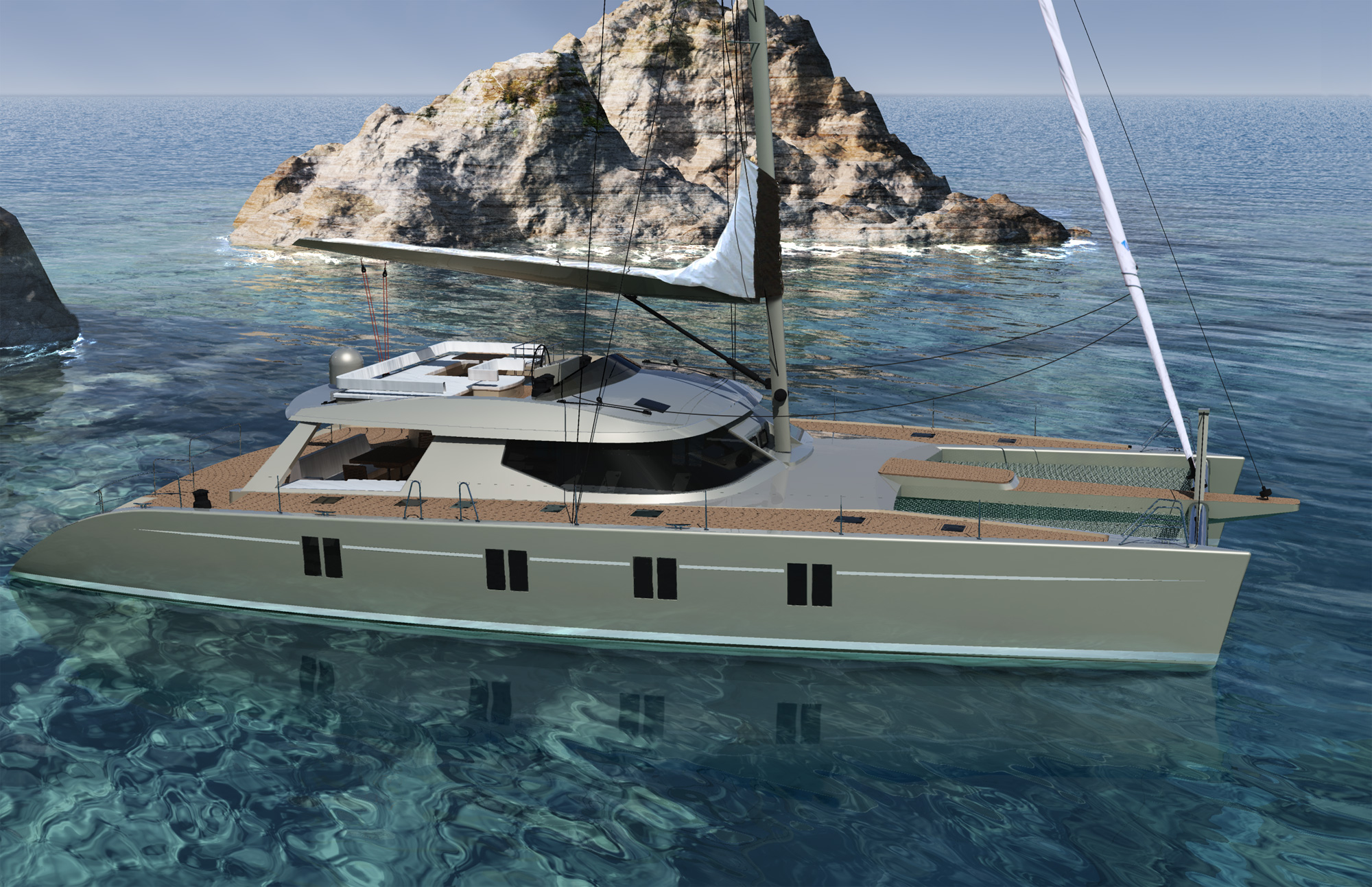 ... Catamaran Havana 72 designed by Berret Racoupeau Yacht Design