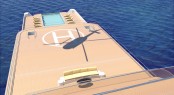 110m Explorer Motor Yacht Concept by J Kinder Yacht Design - Deck View 110m Explorer Motor Yacht Concept by J Kinder Yacht Design - Deck View