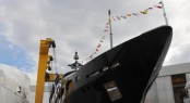Launching Photo of Yacht Aifos by Cbi Navi