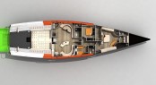 Layout of the sailing yacht OAI 115 by Carlo Cafiero Layout of the sailing yacht OAI 115 by Carlo Cafiero