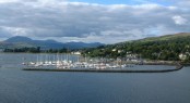 Rhu Marina on the west coast of Scotland