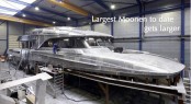 The superstructure of the 42 metre Moonen 137
