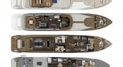 58.00m (190'3) SuperYacht Egeria layout