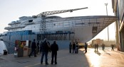 72m Motor Yacht Vicky (NB54)  arriving at the Proteksan Turquoise Shed