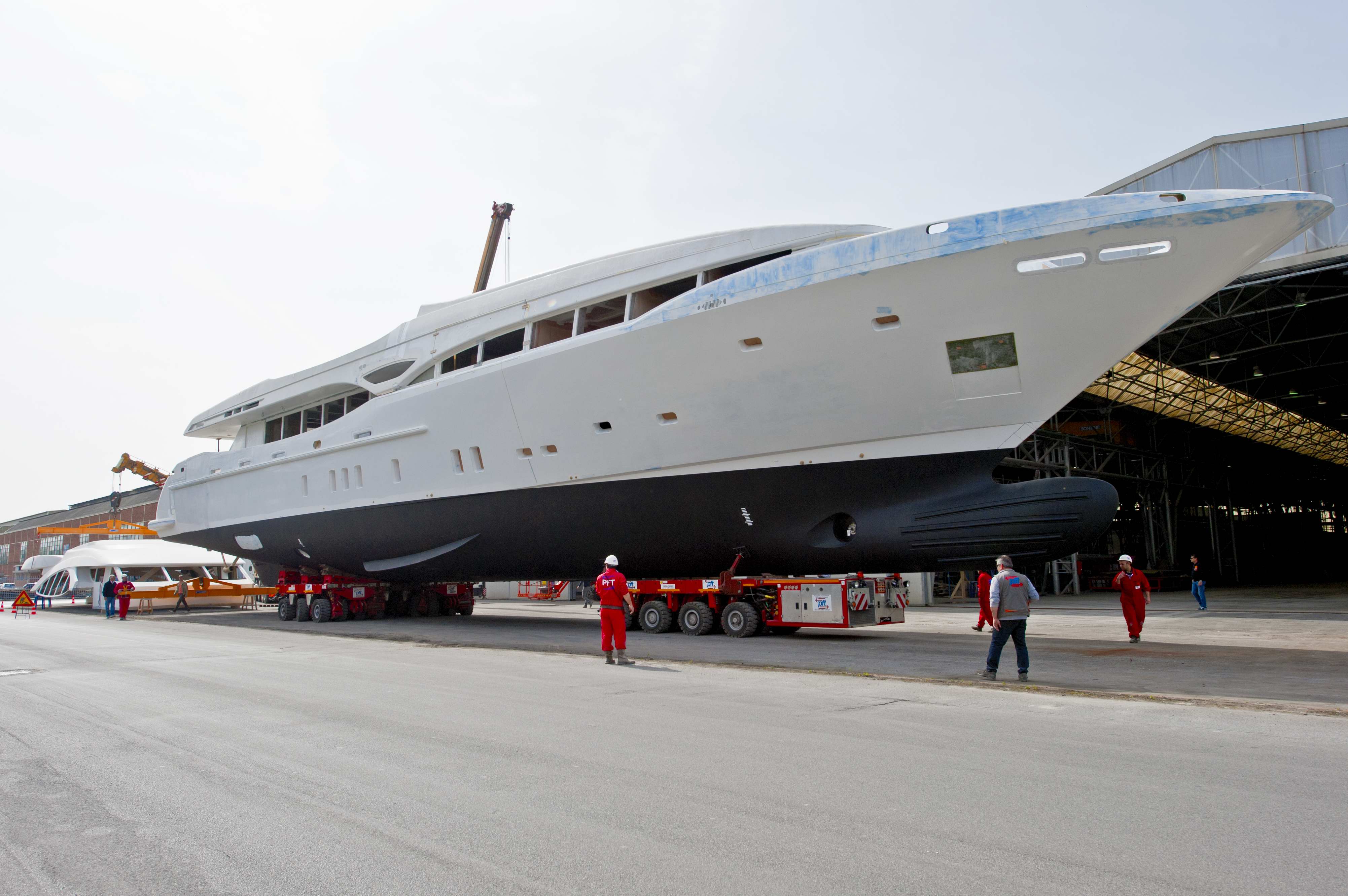 First hull of Mangusta 148’ Oceano Motor yacht by Overmarine — Yacht Charter & Superyacht News
