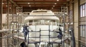 the Moonen 97 Yacht Under Construction