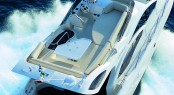 Motor Yacht Azimut 43 Flybridge - View from a helicopter