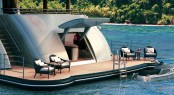 Amels 212 superyacht aft swimming platform Amels 212 superyacht aft swimming platform