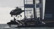 Amercia's Cup Helicopter and Catamaran in Auckland