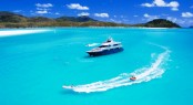 Princess Iluka at Hill Inlet - Anchored Superyacht