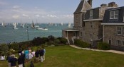 Spectators at the Royal Yacht Squadron Photo credit Rolex  Carlo Borlenghi