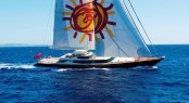 Superyacht TIARA under sail