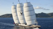 The 289-foot Charter Yacht Maltese Falcon, one of the largest privately-owned sailing yachts in the world, will be a headliner at the Transatlantic Race 2011 which starts in late June. Photo by Roddy Grimes Graeme