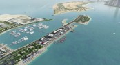 Abu Dhabi building &acirc;��Destination Village&acirc;�� for Volvo Ocean Race