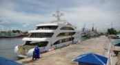 Alongside the new superyacht facility in Bangkok