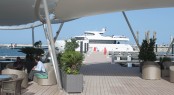 Motor Yacht Lulwa berthing at Lusail Marina