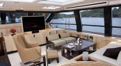 Sailing yacht AKALAM Salon with plenty of natural light - Credit: Lloyd Images Sailing yacht AKALAM Salon with plenty of natural light - Credit: Lloyd Images