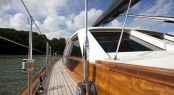 Pendennis Superyacht AKALAM Side Deck - Credit: Lloyd Images Pendennis Superyacht AKALAM Side Deck - Credit: Lloyd Images