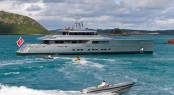 Yacht Exuma and Tender in the South Pacific