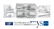 Blohm + Voss and Michael Leach design to unveil a new 88m MCA motor yacht concept at the 2011 Monaco Yacht Show