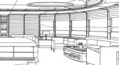 Interior of Benetti yacht Lyana ex Project Sofia (FB248) designed by Francois Zuretti