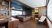 Master Cabin of Motor yacht Desta by Ferretti Group – The first Custom Line 100