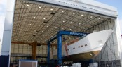 Princess Yachts complete first hull of new 40M motor yacht - the largest resin infused hull in the world