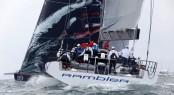 Sailing yacht Rambler and Mar Mostro at the start of the Transatlantic Race 2011 - Photo by Dan Nerney.