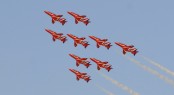 Red Arrows take to the skies at Aberdeen Asset Management Cowes Week
