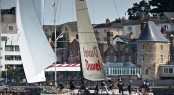 Sailing yacht Samantaga, Swan 45 takes first place off the Royal Yacht Squadron Line &Acirc;&copy; Kurt Arrigo & Nautor's Swan