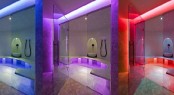 The spa on the refitted 50m motor yacht MYSTERE SHADOW. The spa on the refitted 50m motor yacht MYSTERE SHADOW.