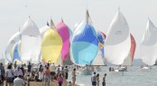 Image from the Cowes Week in 2009 - Spinnaker fleet  - Copyright 2009 Rick Tomlinson