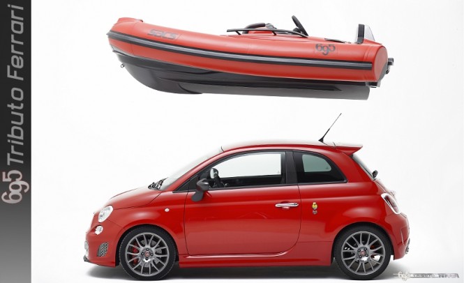 Sacs Abarth 695 superyacht tender Limited Edition Ferrari Tribute