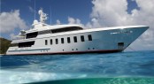 Superyacht Helix the 5th F45 Vantage motor yacht launched by Feadship