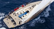 Swan yacht Solleone sailing - photo by Carlo Borlenghi