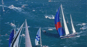 Aerial view of the famous Needles, Isle of Wight – Image Credit Rick Tomlinson