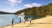 Explore your own private beach as Riviera's space ship, the 53 transports you to yet another idyllic location