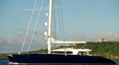 Luxury superyacht catamaran Hemisphere  - Courtesy of Pendennis Shipyard