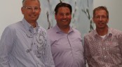 Mastervolt appoints Technautic in The Netherlands - From left to right &acirc;�� Cees Kopper (Technautic), Pieter Eggermont (Mastervolt General Manager Benelux) and Peter Wayper (Director of Technautic)