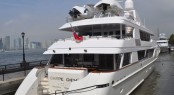 Motor yacht Carpe Diem at Dennis Conner's North Cove