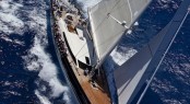 Sailing Yacht P2 of 38 metres at the Saint Barths Bucket Super Yacht Regatta