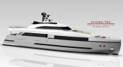 Sergio Cutolo's state-of-the-art superyacht Columbus 125 Hybrid with reduced environmental impact