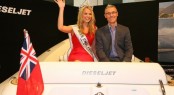 Williams Performance Tenders and Miss England launch new Dieseljet 565 superyacht tender in Cannes