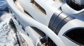96m motor yacht Palladium designed by Michael Leach Design