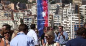 Marina Port Vell 2011 Monaco Yacht Show Press Conference, Mingling