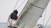 Sailing yacht Aegir bow shot &acirc;�� Photo Credit Billy Black